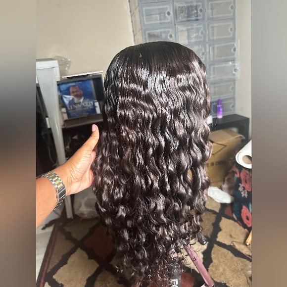 Pre❤VERY GENTLY worn 13X4 HD LACE FRONTAL 22-24 inches Human Hair - Picture 7 of 13